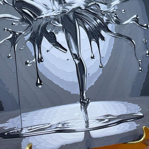 Prima Ballerina Wall Art, Ballerina Art, Water Splash, Hueforge - Picture 4 of 10